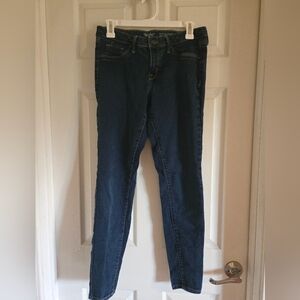 Mossimo Supply Co. Dark Blue Skinny Jeans